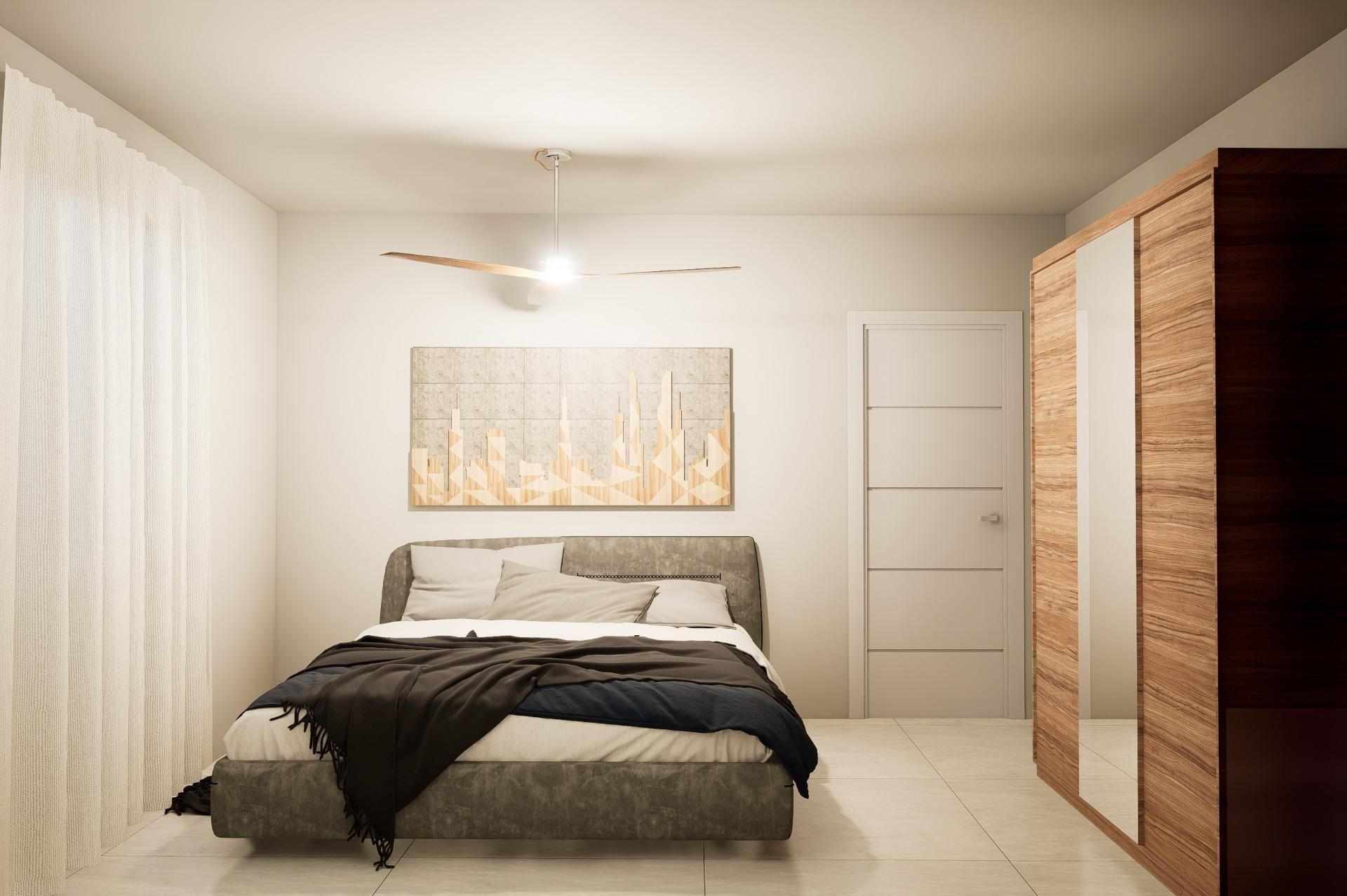 Bedroom of Flat for sale in Salou  with Air Conditioner, Terrace and Community pool