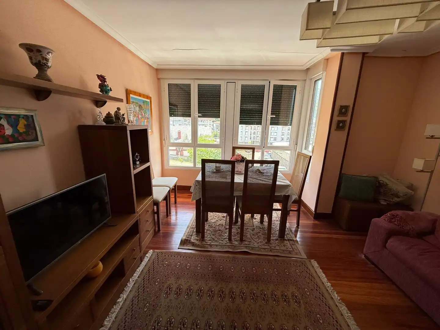 Living room of Flat for sale in Santoña  with Heating, Parquet flooring and Terrace