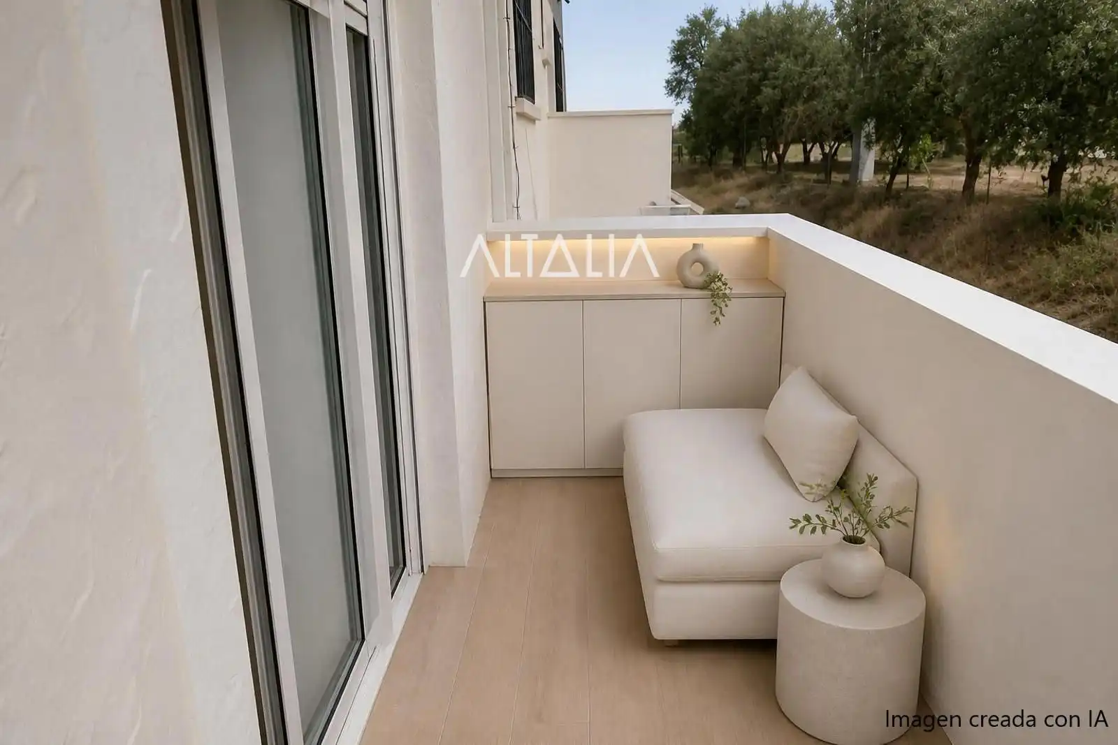 Terraza de Casa o chalet en venta en La Almarcha 