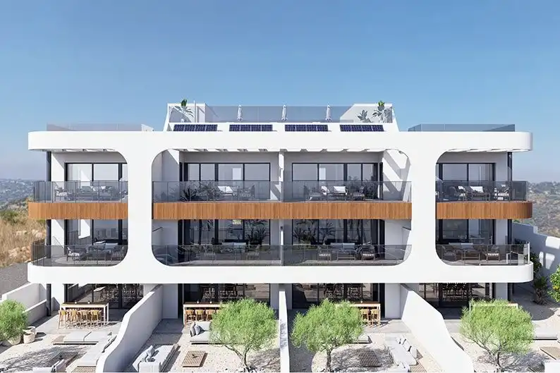 Vista exterior de Àtic en venda en Benijófar amb Piscina comunitària