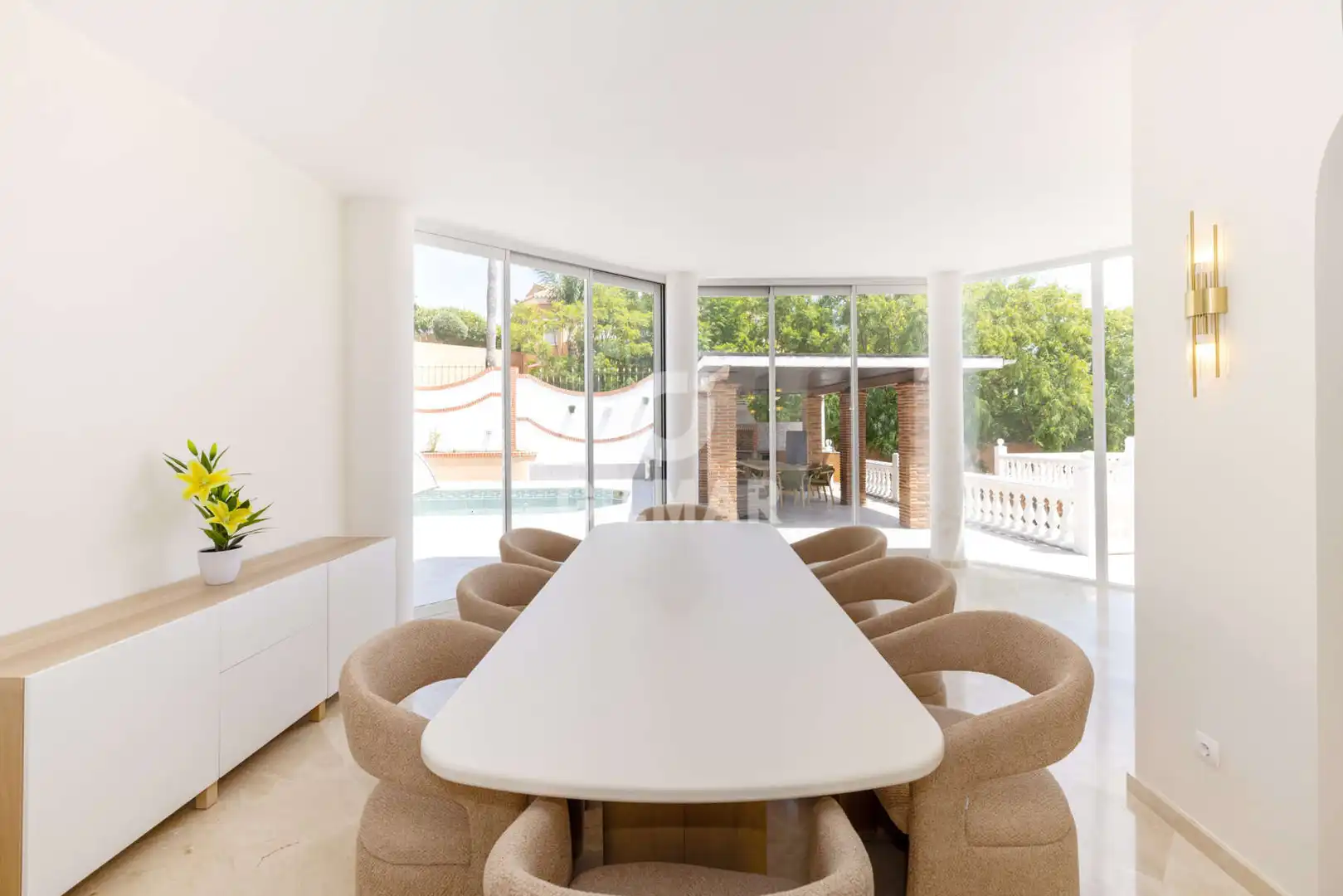 Comedor de Casa o chalet en venta en Estepona con Jardín privado y Piscina