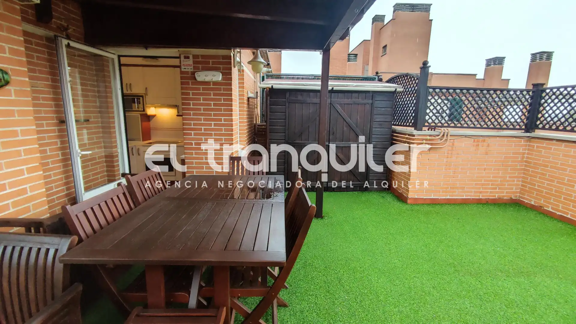 Terrassa de Àtic de lloguer en Madrid amb Aire condicionat, Parquet i Terrassa
