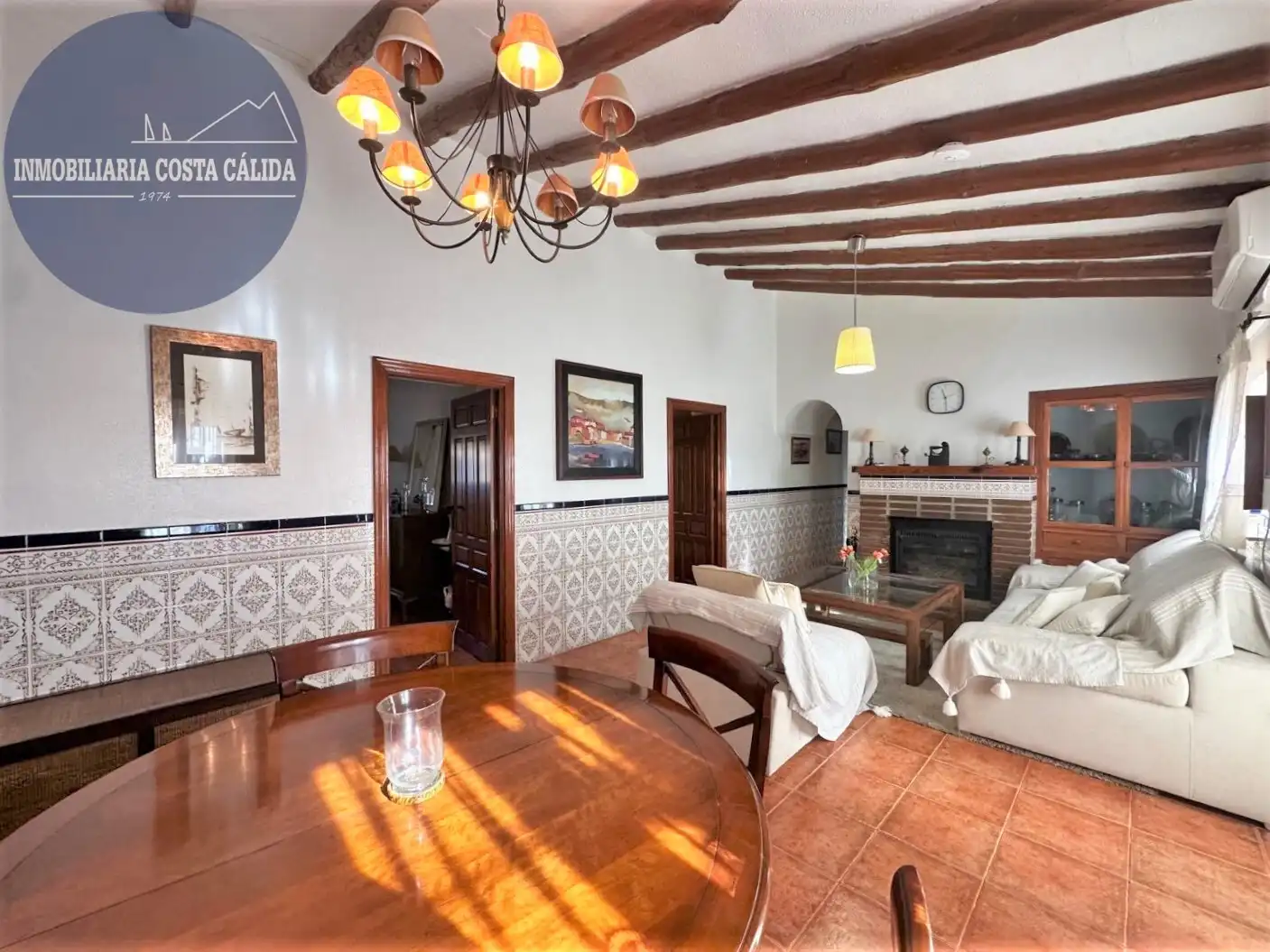 Comedor de Finca rústica en venta en Águilas con Aire acondicionado, Calefacción y Jardín privado