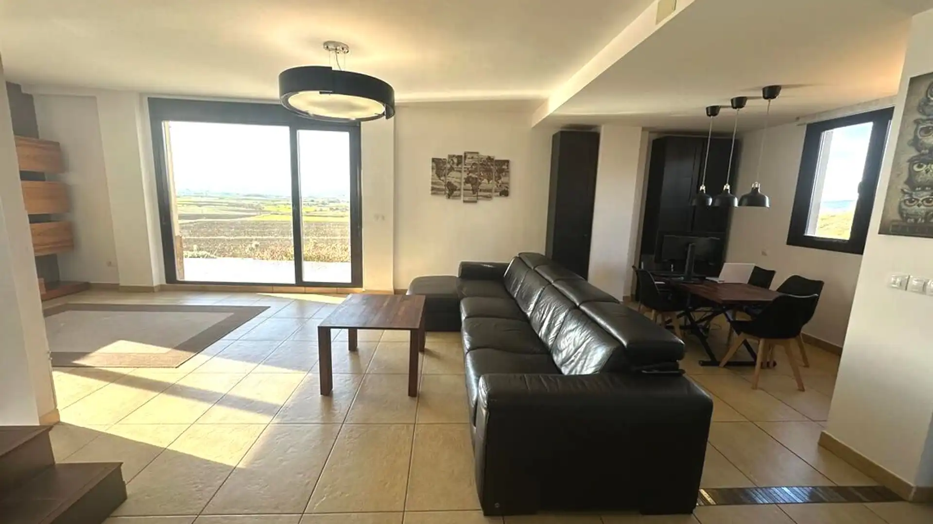 Sala de estar de Casa o chalet en venta en Elburgo / Burgelu con Calefacción, Jardín privado y Terraza