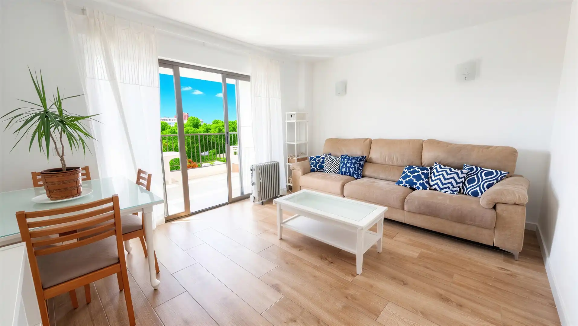 Sala de estar de Apartamento de alquiler en  Palma de Mallorca con Trastero y Balcón