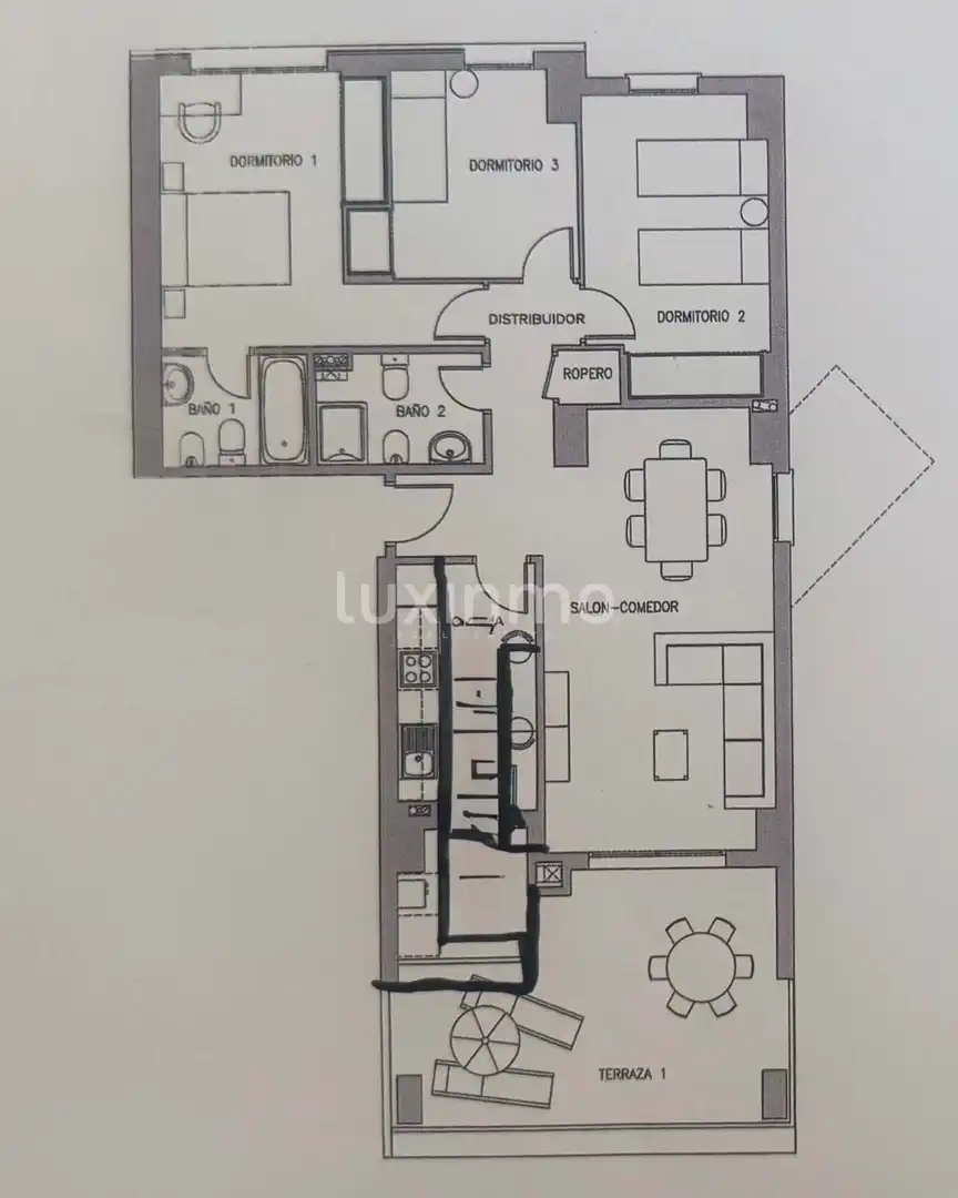 Pis en venda en Villajoyosa / La Vila Joiosa amb Aire condicionat, Jardí privat i Terrassa