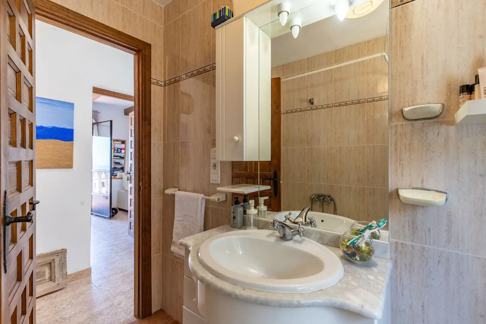 Bathroom of Houses for sale in Talaveruela de la Vera  with Private garden, Terrace and Storage room