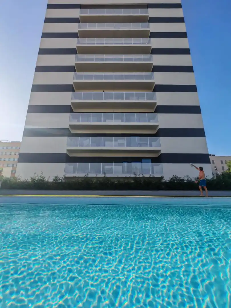 Swimming pool of Flat for rent in Barberà del Vallès  with Air Conditioner, Heating and Parquet flooring