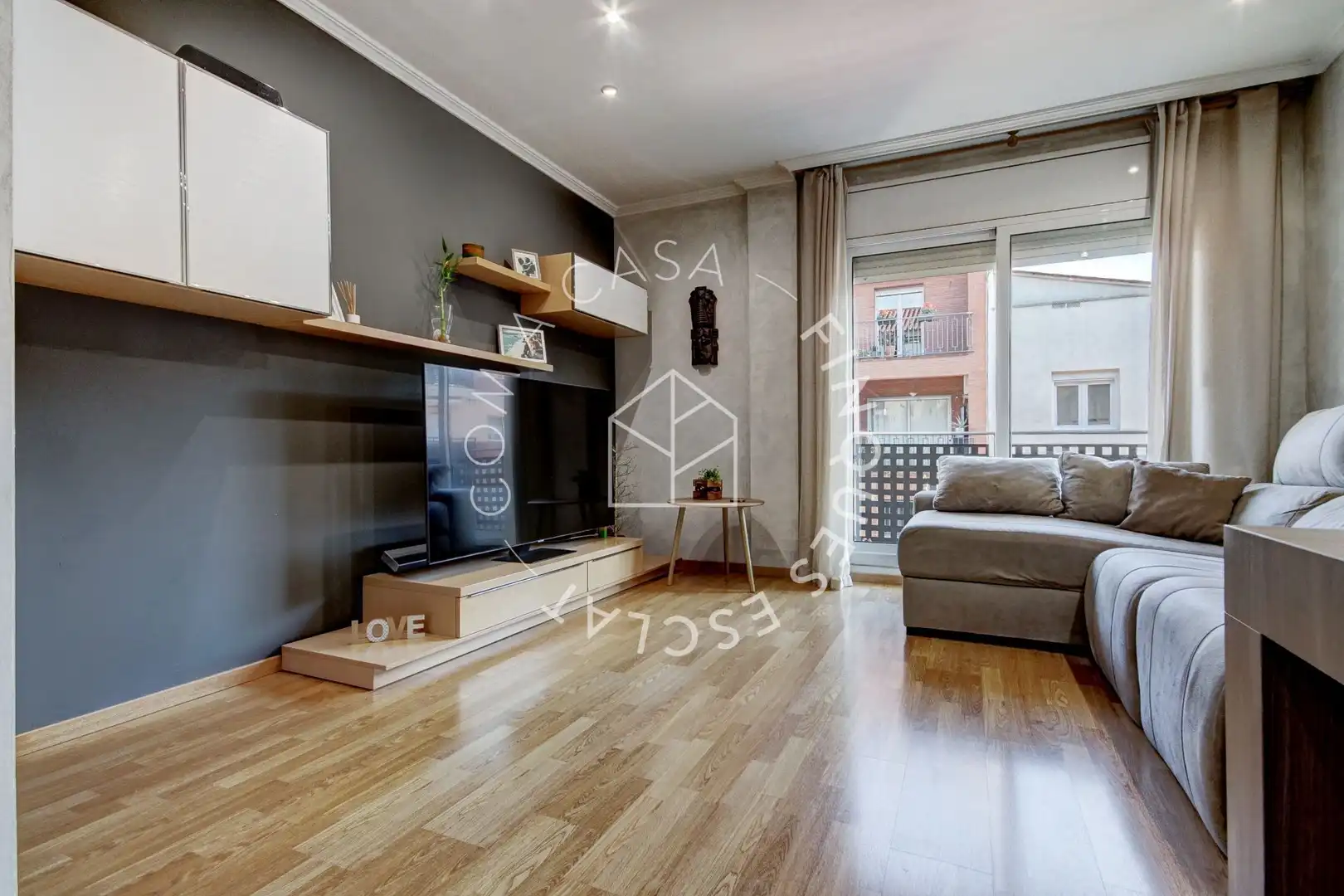 Wohnzimmer von Wohnung zum Verkauf in Gelida