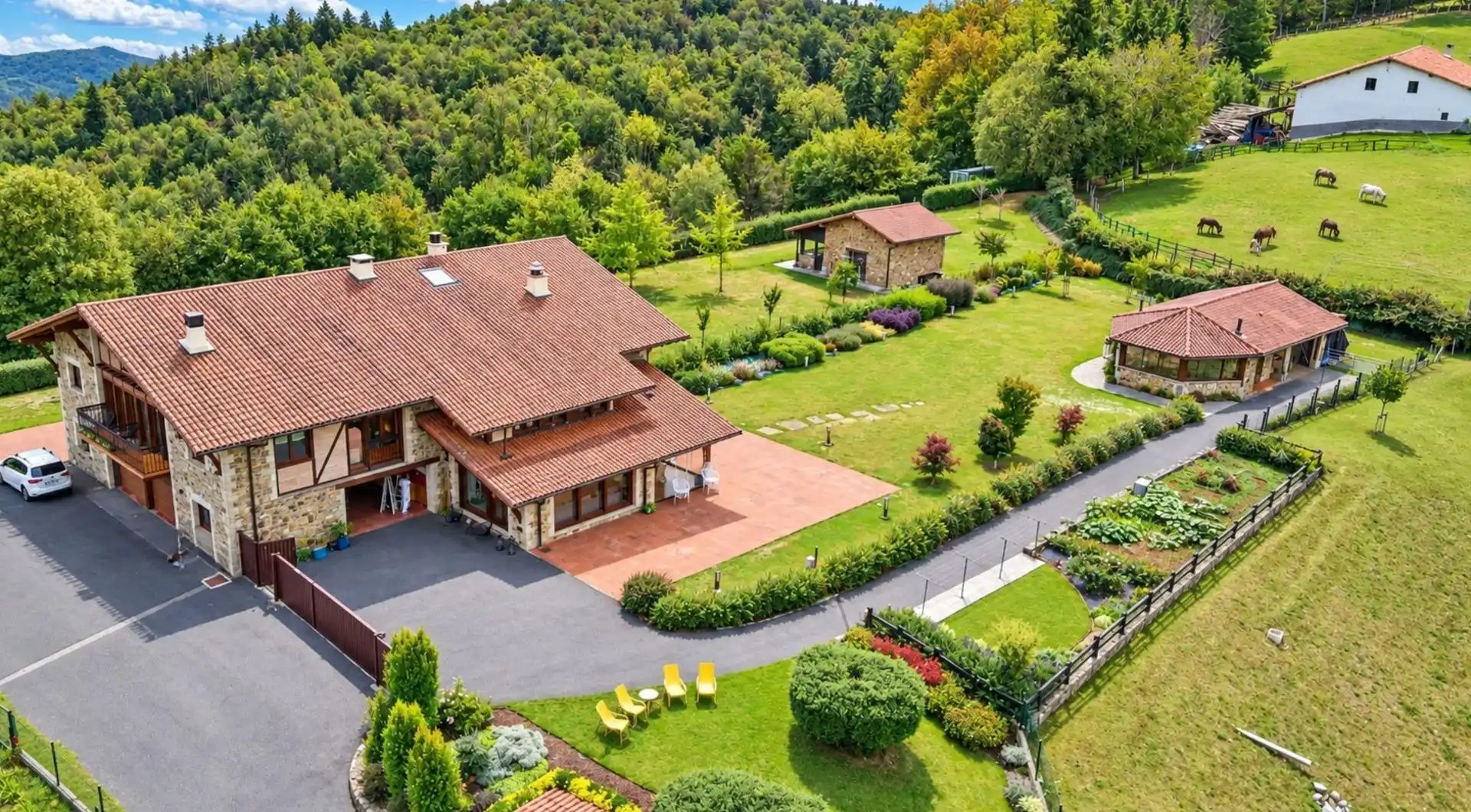 Casa a schiera con terrazza in vendita a Calle Barrio Ilunzar, imagen 76