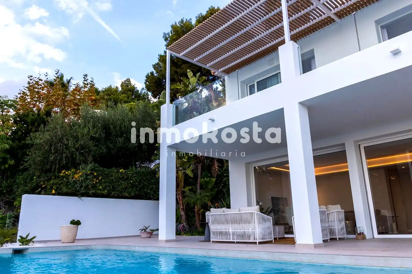 Vista exterior de Casa o chalet en venta en Altea con Aire acondicionado, Jardín privado y Terraza