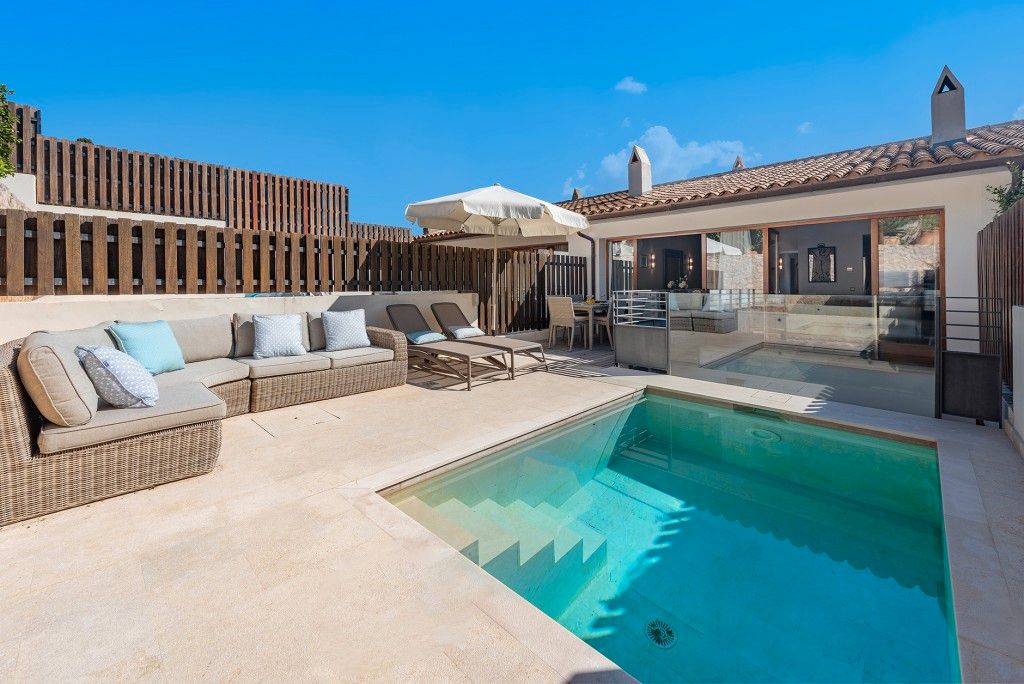 Terrassa de Casa adosada en venda en Pollença amb Aire condicionat, Jardí privat i Terrassa