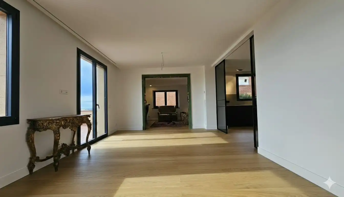 Sala de estar de Casa o chalet en venta en Barcelona con Aire acondicionado, Calefacción y Jardín privado