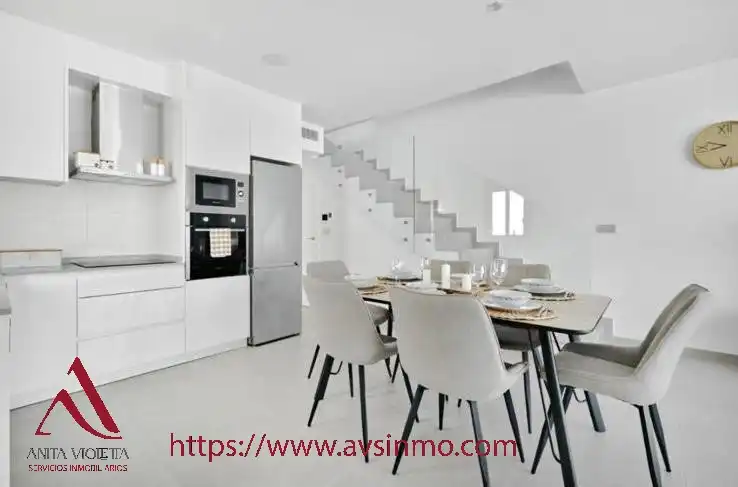 Comedor de Casa o chalet de alquiler en San Pedro del Pinatar con Aire acondicionado, Terraza y Piscina