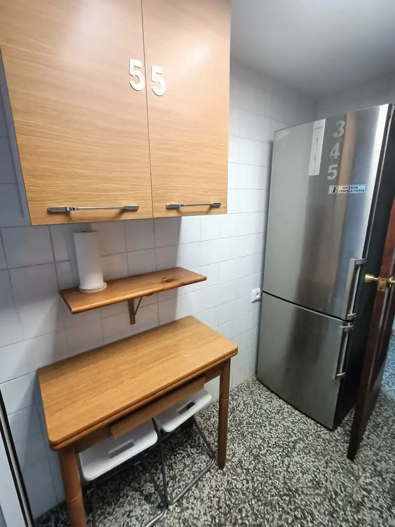Kitchen of Flat for rent in Valencia  with Furnished, Oven and Washing machine