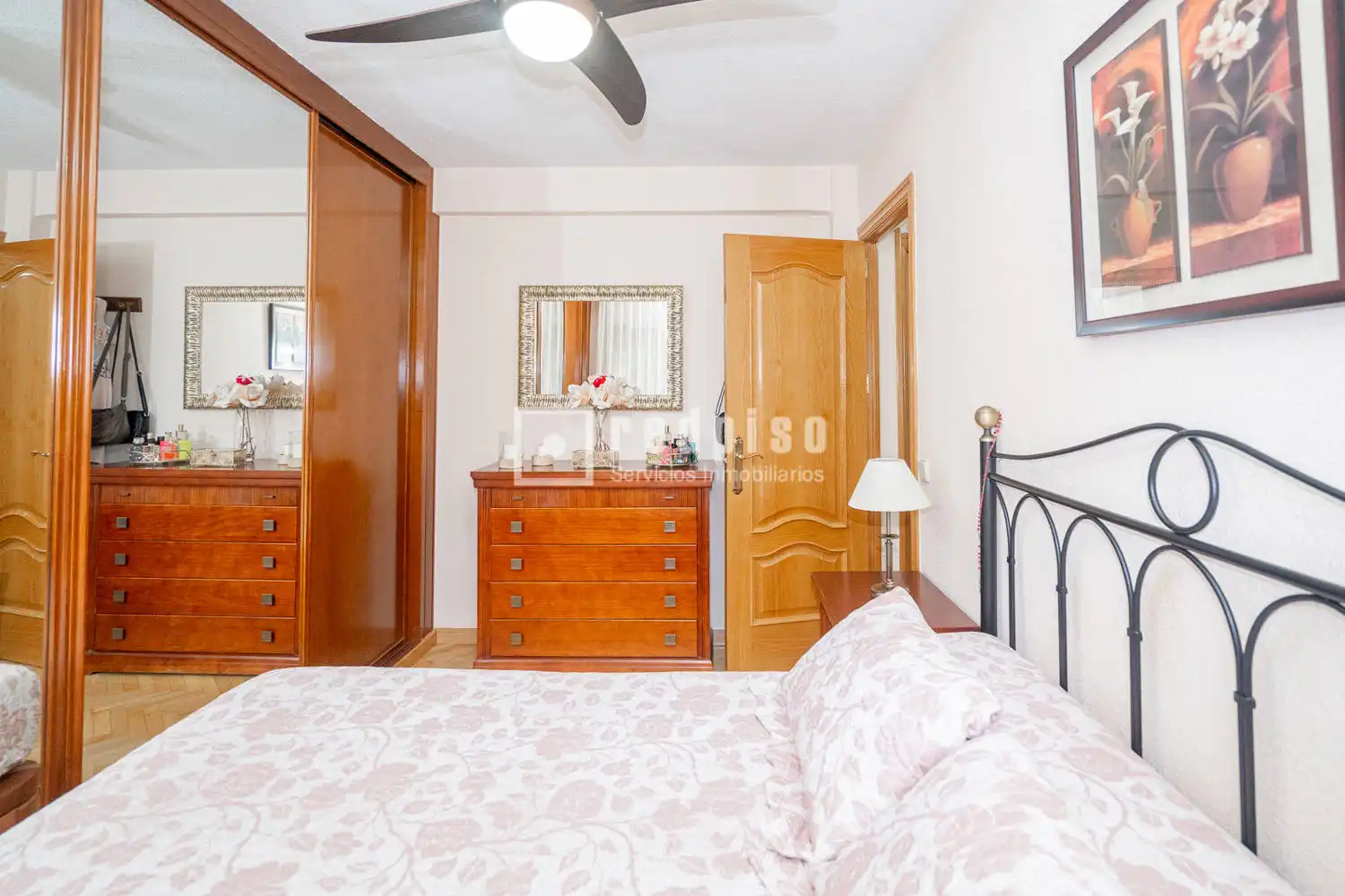 Schlafzimmer von Wohnung zum Verkauf in Móstoles mit Klimaanlage, Heizung und Privatgarten