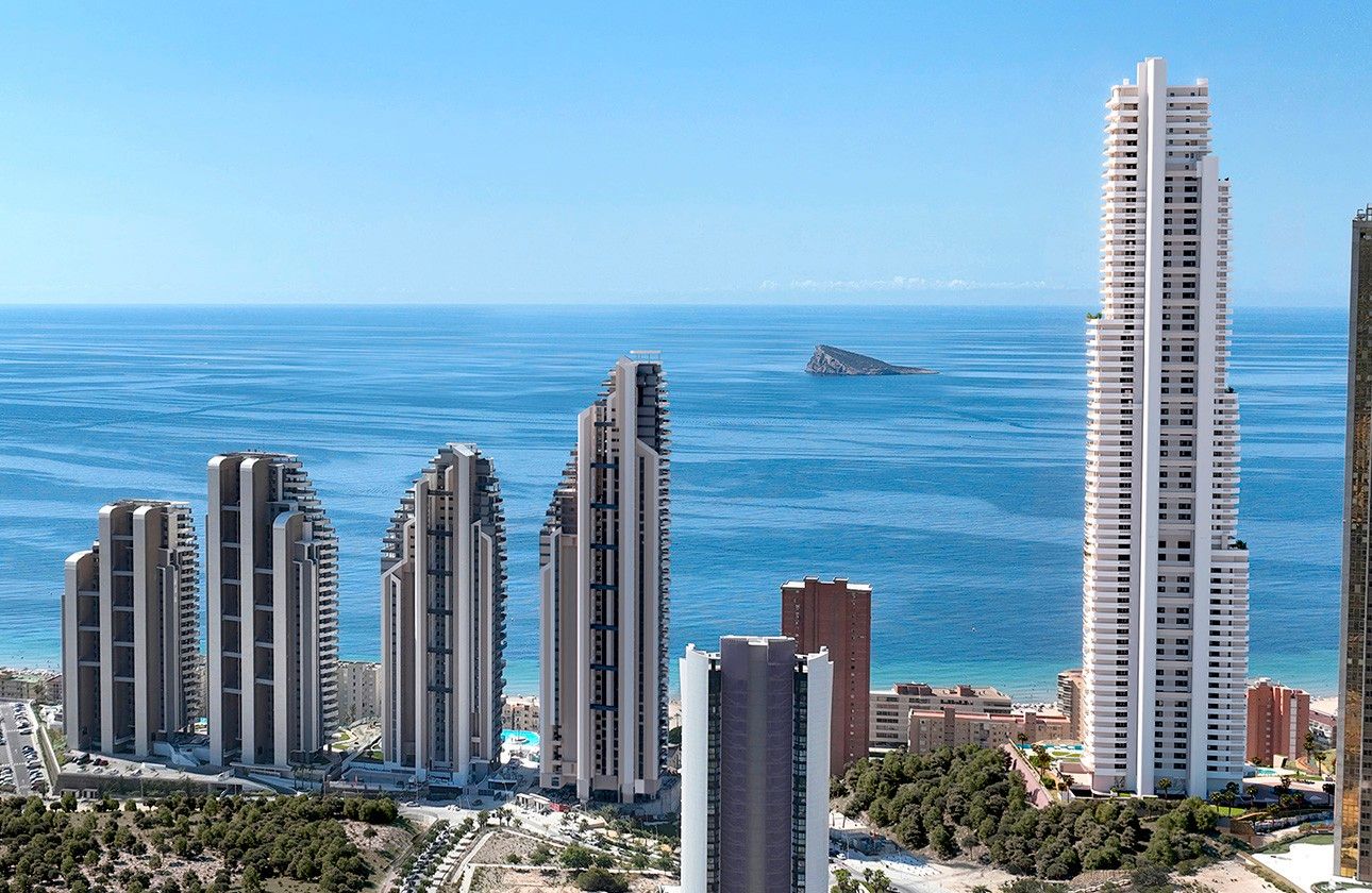 Vista exterior de Apartament en venda en Benidorm amb Aire condicionat, Calefacció i Terrassa