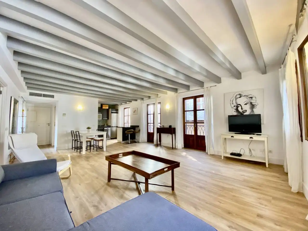 Sala d'estar de Pis en venda en  Palma de Mallorca amb Aire condicionat, Calefacció i Parquet