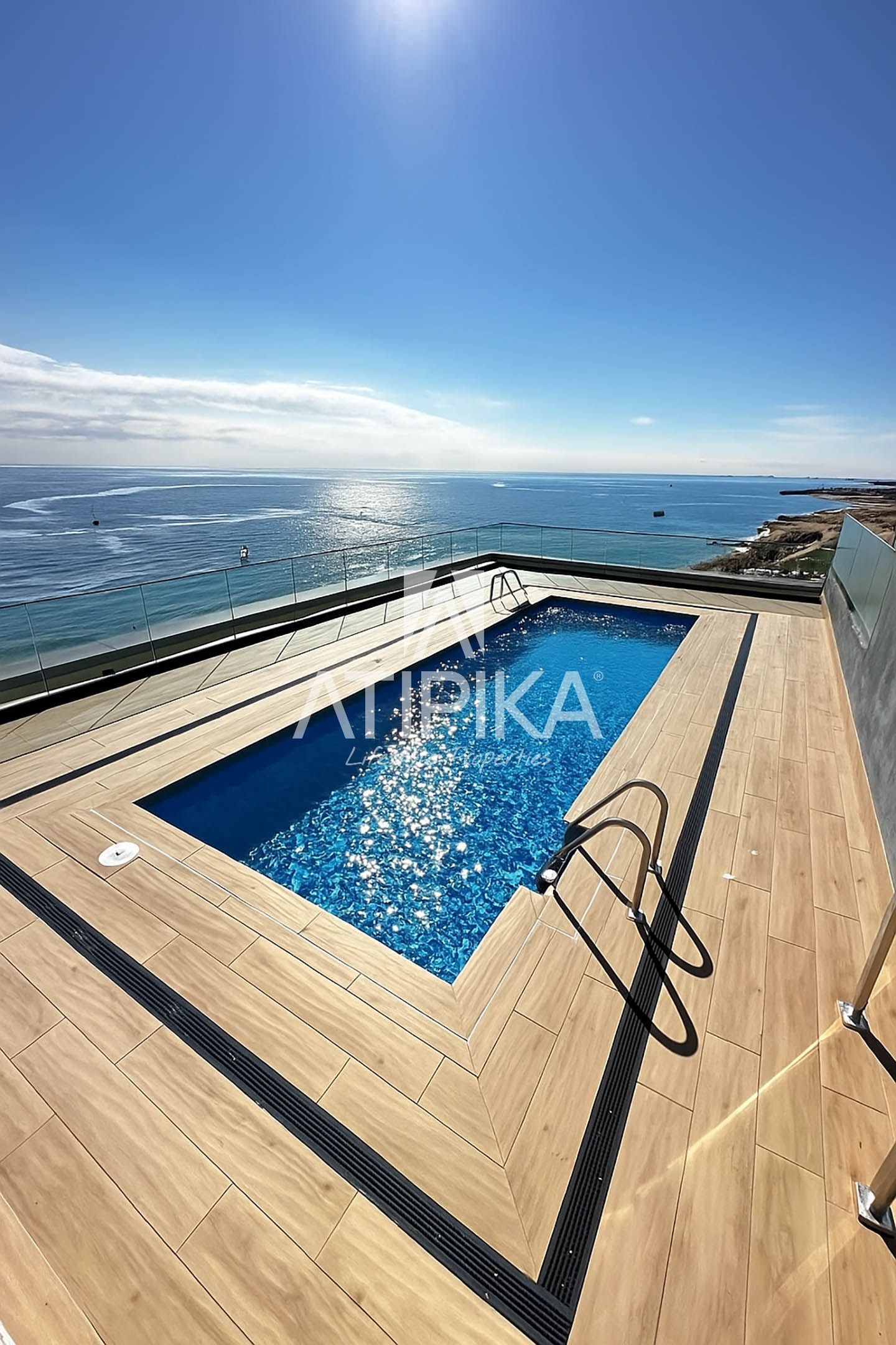 Piscina de Piso de alquiler en Badalona con Aire acondicionado, Terraza y Amueblado