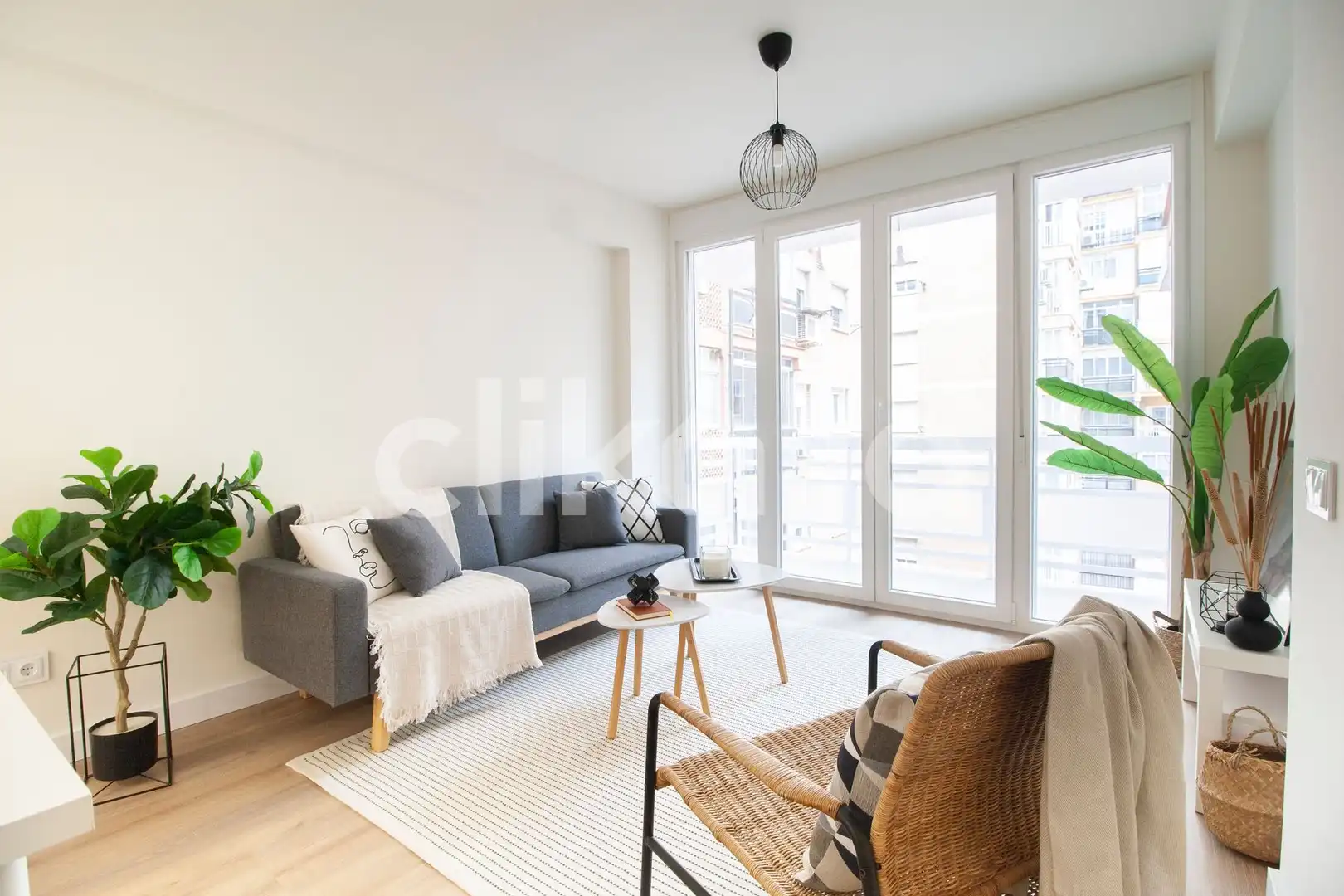 Living room of Flat for sale in Málaga Capital  with Air Conditioner and Terrace