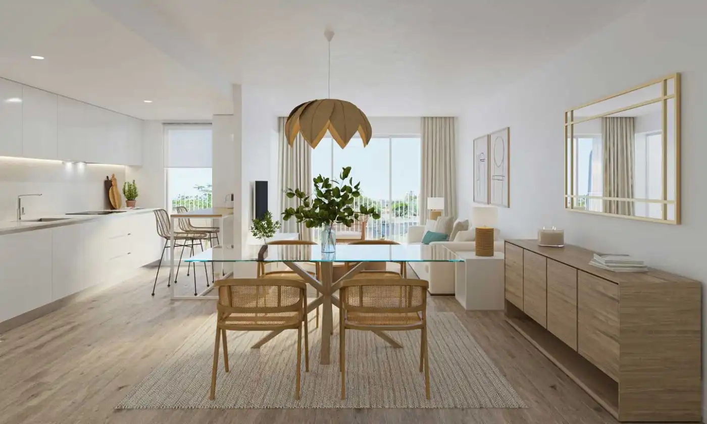 Comedor de Apartamento en venta en Jávea / Xàbia con Piscina