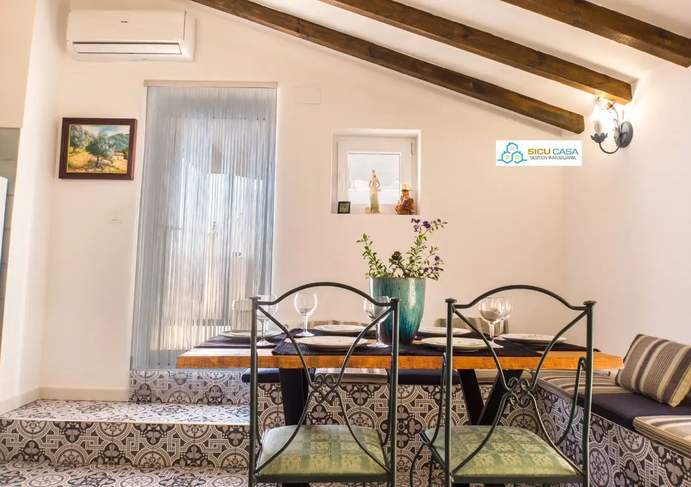 Dining room of Houses for sale in Jijona / Xixona  with Air Conditioner, Terrace and Storage room