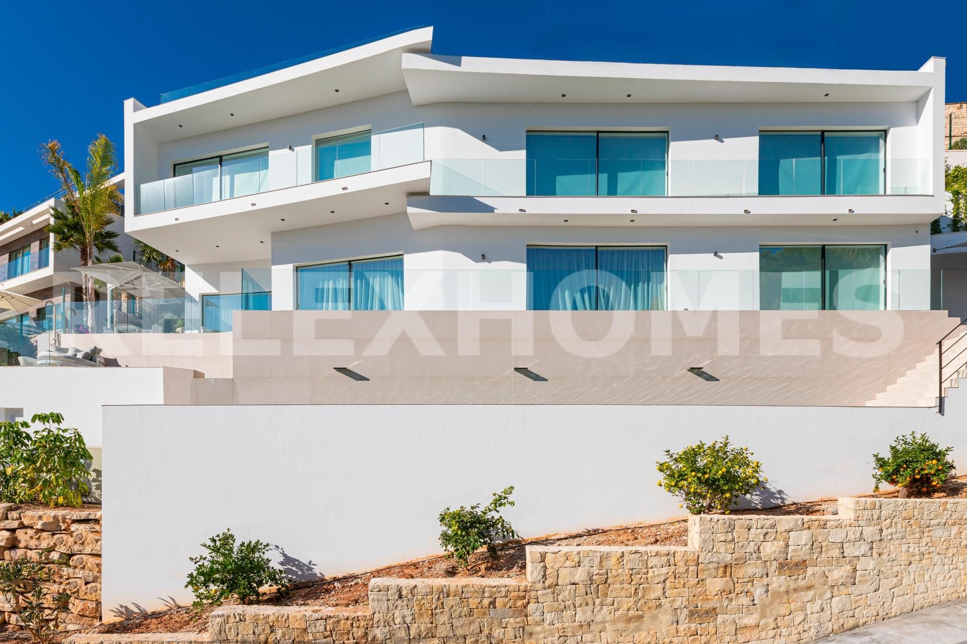 Vista exterior de Casa o chalet en venta en Jávea / Xàbia con Aire acondicionado, Jardín privado y Terraza