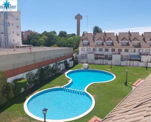 Swimming pool of House or chalet for sale in  Albacete Capital  with Air Conditioner, Terrace and Balcony