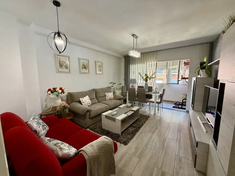 Living room of Flat for sale in Madrid  with Heating, Terrace and Storage room