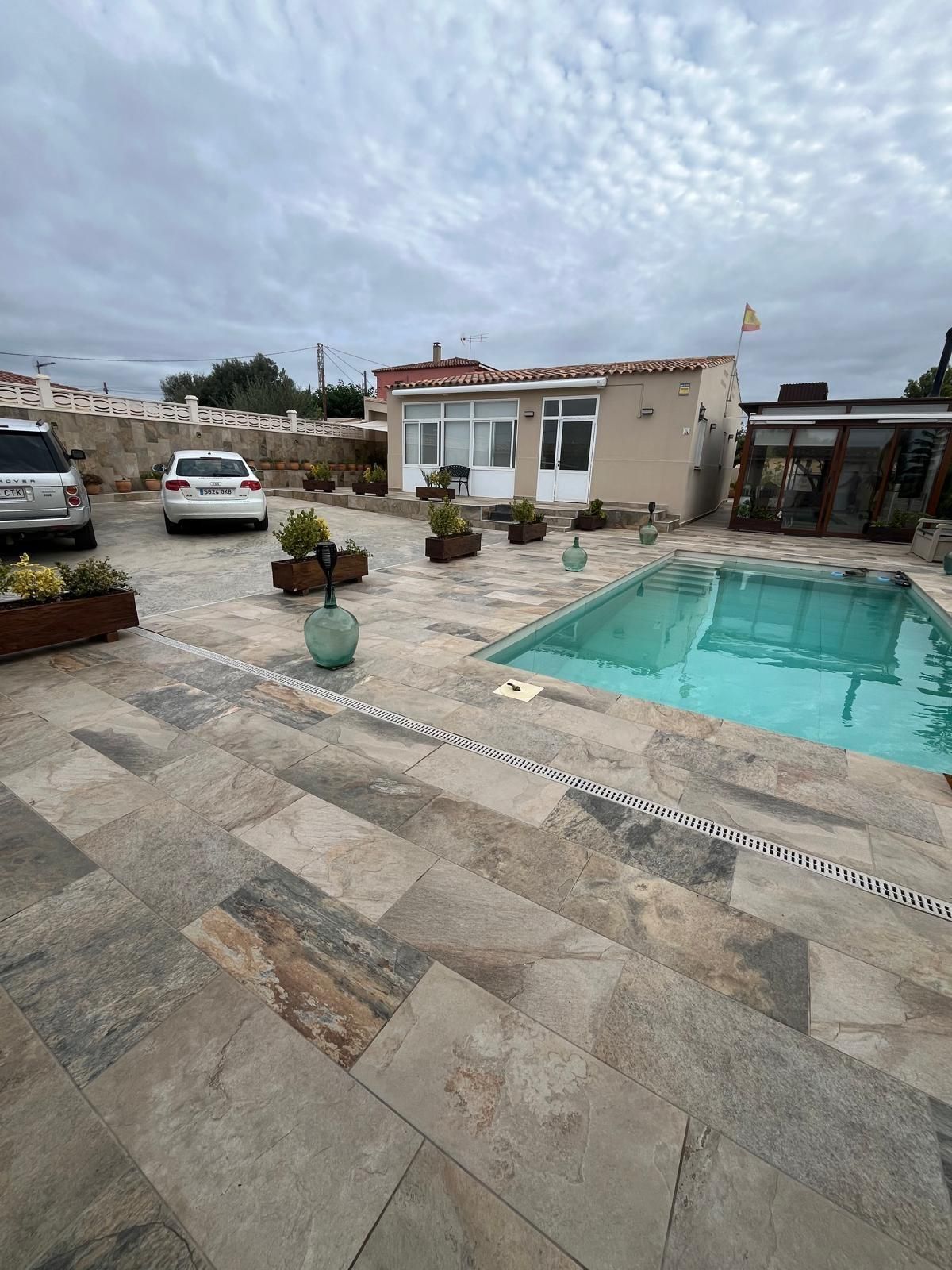 Swimming pool of House or chalet for sale in Castellón de la Plana / Castelló de la Plana  with Air Conditioner and Swimming Pool