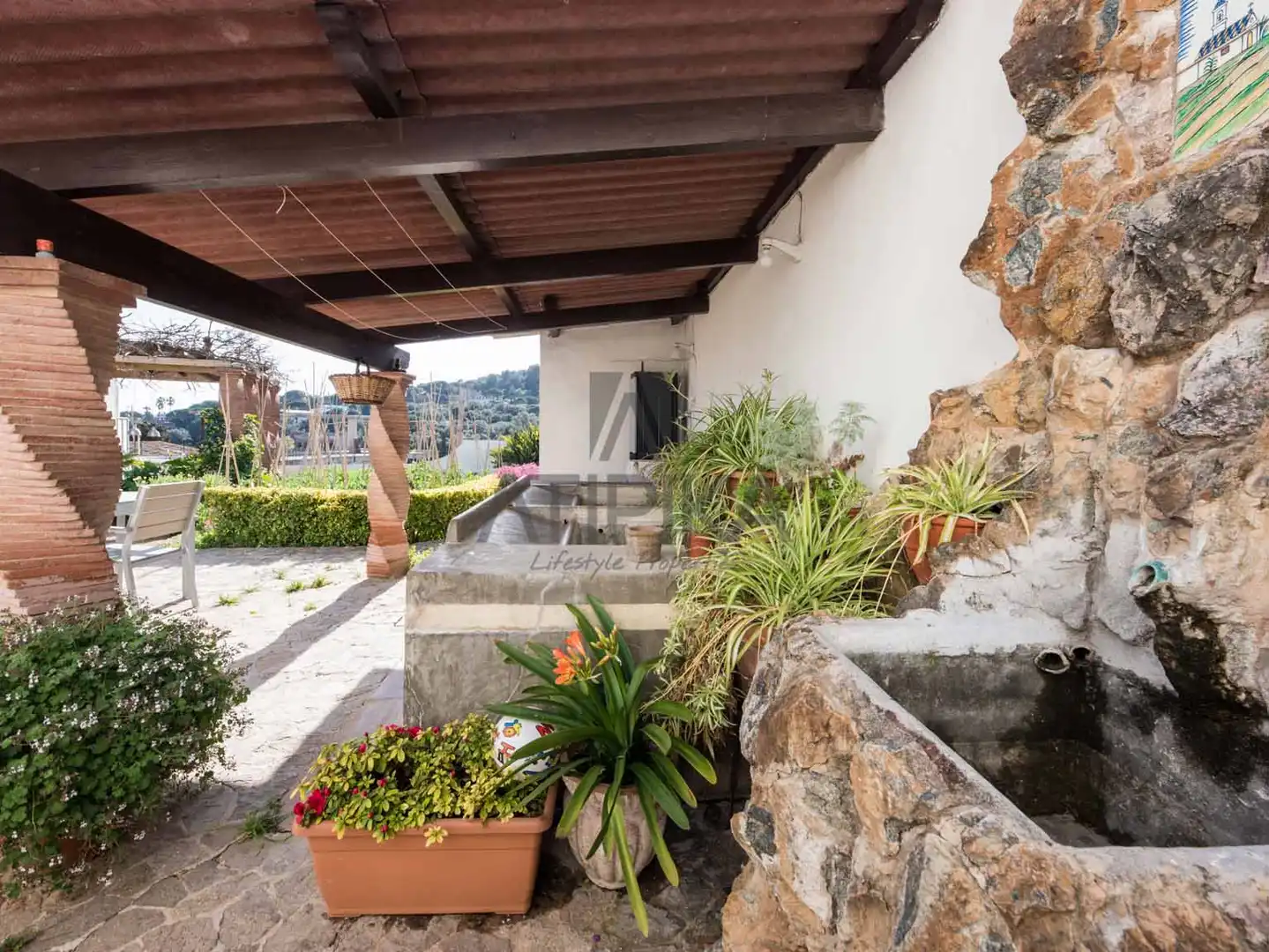 Jardín de Finca rústica en venta en Cabrera de Mar con Calefacción, Terraza y Trastero