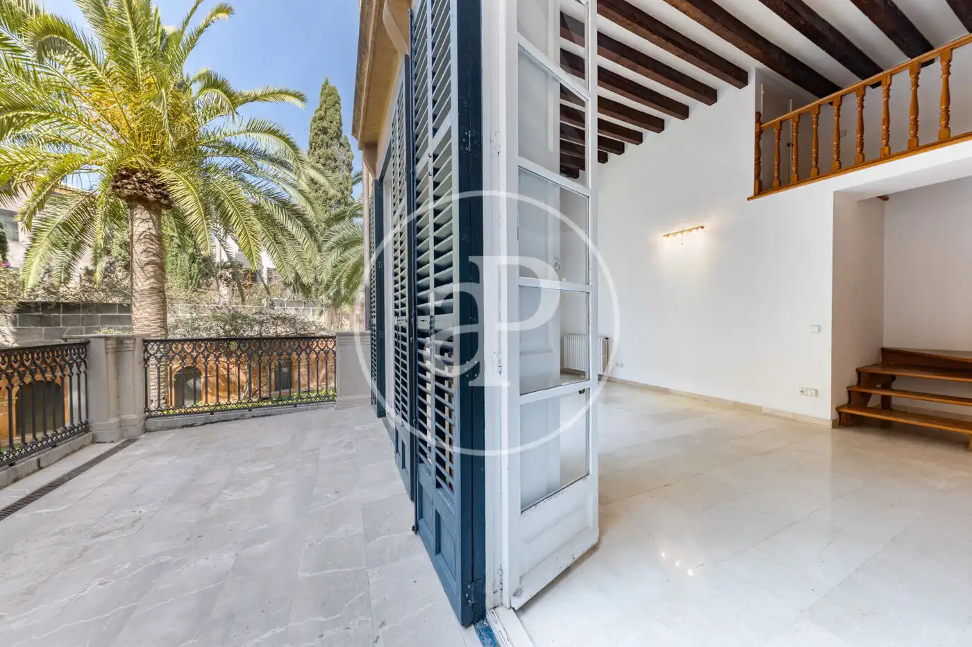 Vista exterior de Piso en venta en  Palma de Mallorca con Calefacción, Jardín privado y Terraza