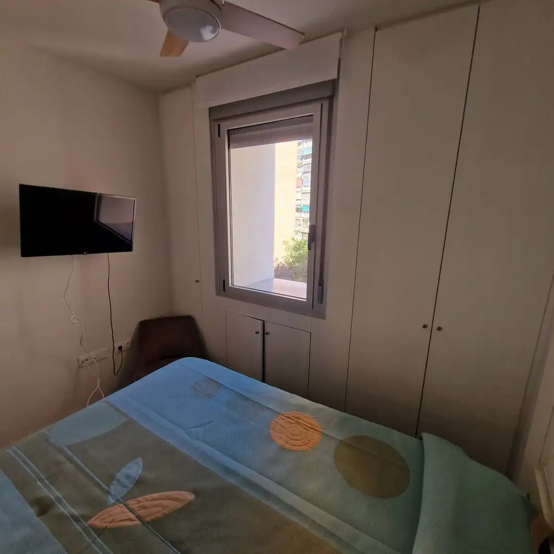 Bedroom of Flat for sale in Málaga  with Air Conditioner, Storage room and Furnished