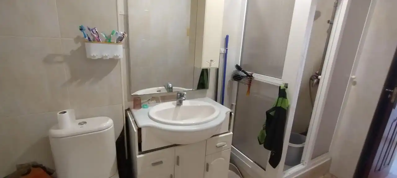 Bathroom of Flat for sale in Ferrol  with Heating, Parquet flooring and Storage room