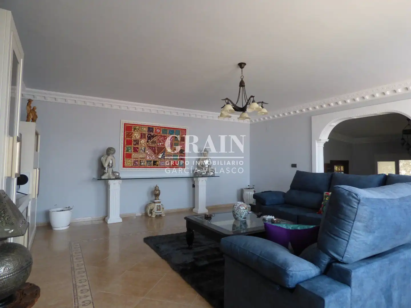 Living room of Houses for sale in Albacete  with Air Conditioner, Heating and Private garden