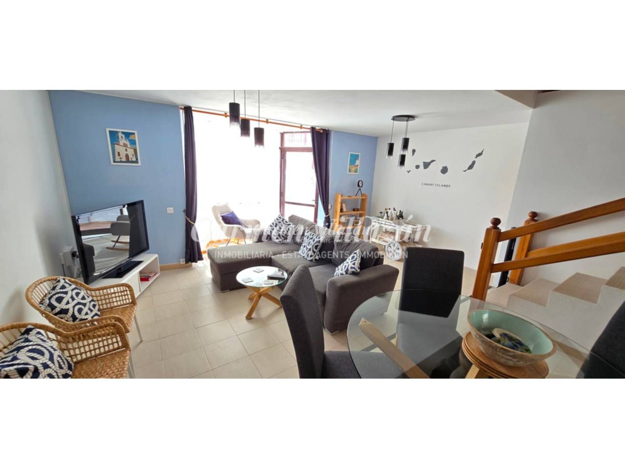 Sala de estar de Dúplex en venta en Antigua con Terraza, Trastero y Amueblado