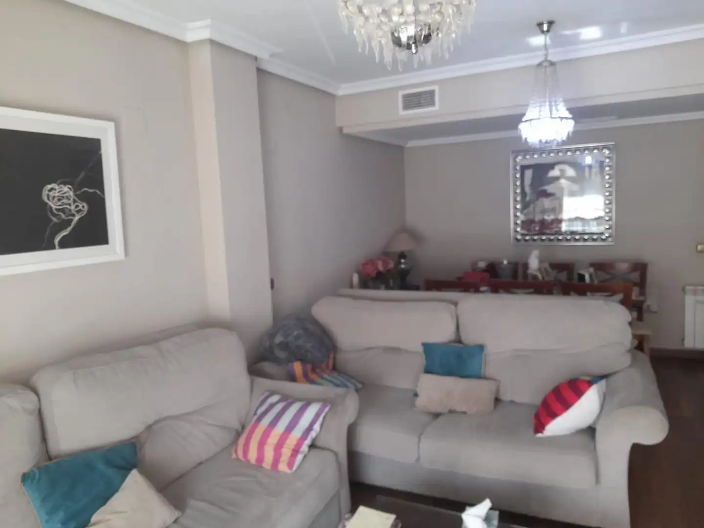 Living room of Detached homes for sale in Cáceres  with Air Conditioner, Heating and Storage room