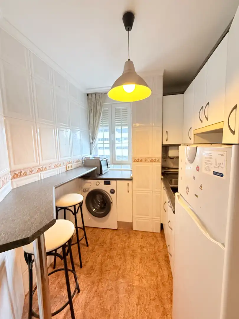 Küche von Wohnung zur Miete in Madrid mit Heizung, Möbliert und Waschmaschine