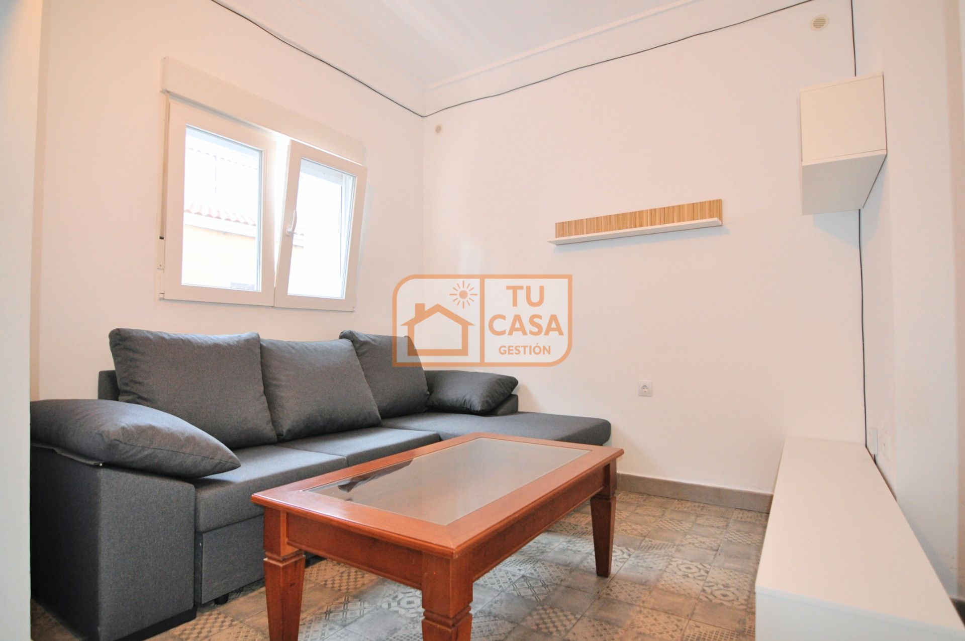 Living room of House or chalet to rent in Cáceres Capital  with Air Conditioner, Heating and Furnished