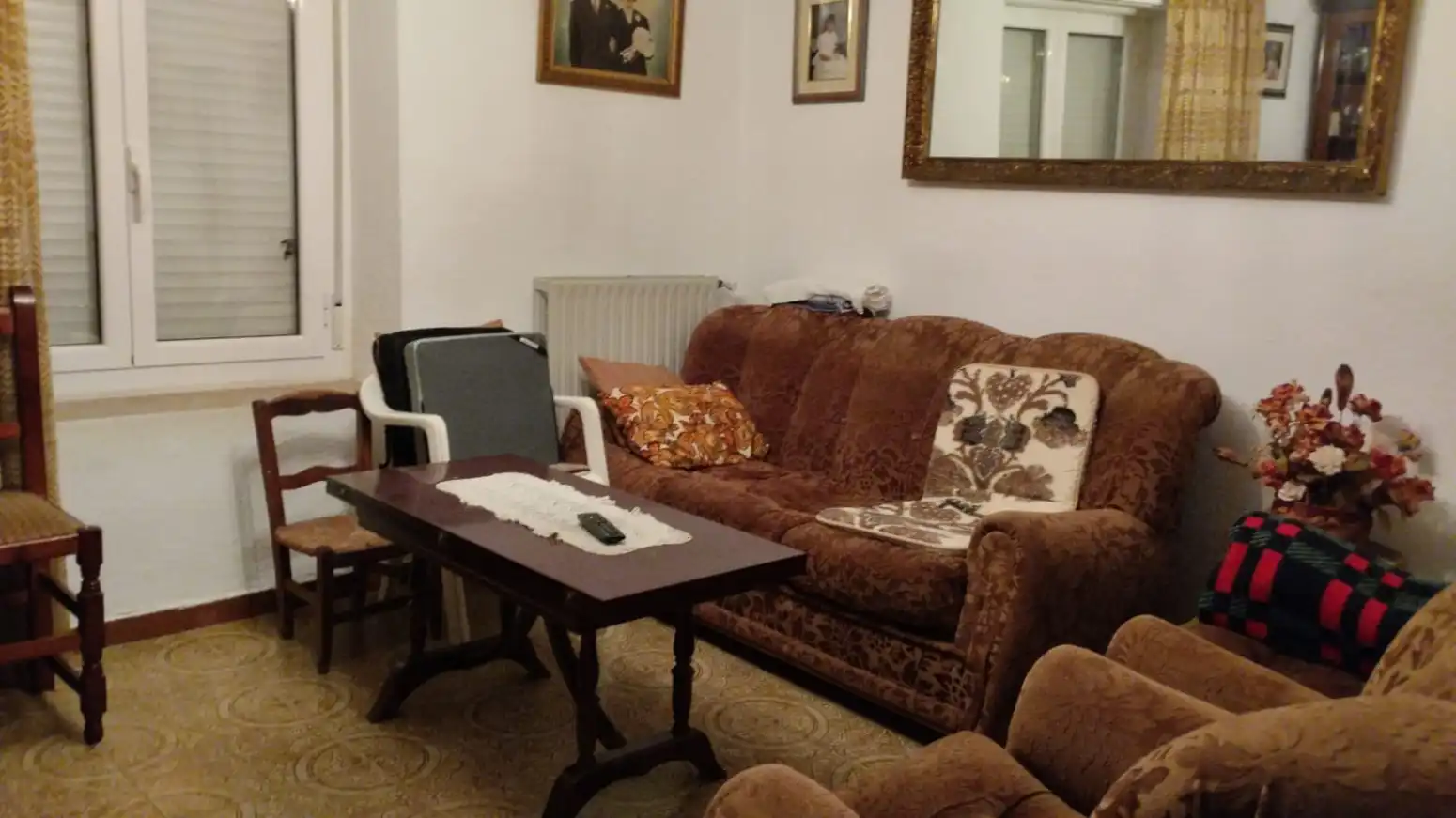 Sala d'estar de Casa adosada en venda en El Redal amb Calefacció i Jardí privat