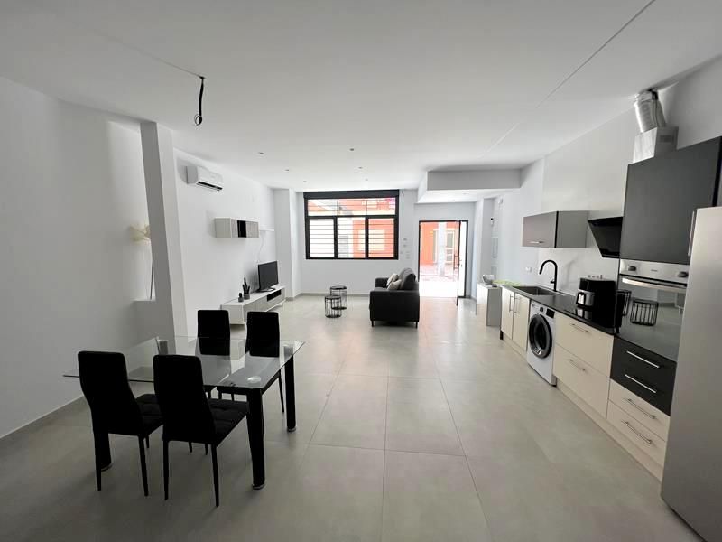 Sala de estar de Piso de alquiler en Málaga Capital con Aire acondicionado, Calefacción y Amueblado