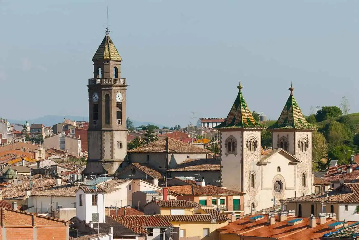 Vista exterior de Casa adosada en venta en Torelló con Aire acondicionado, Calefacción y Terraza