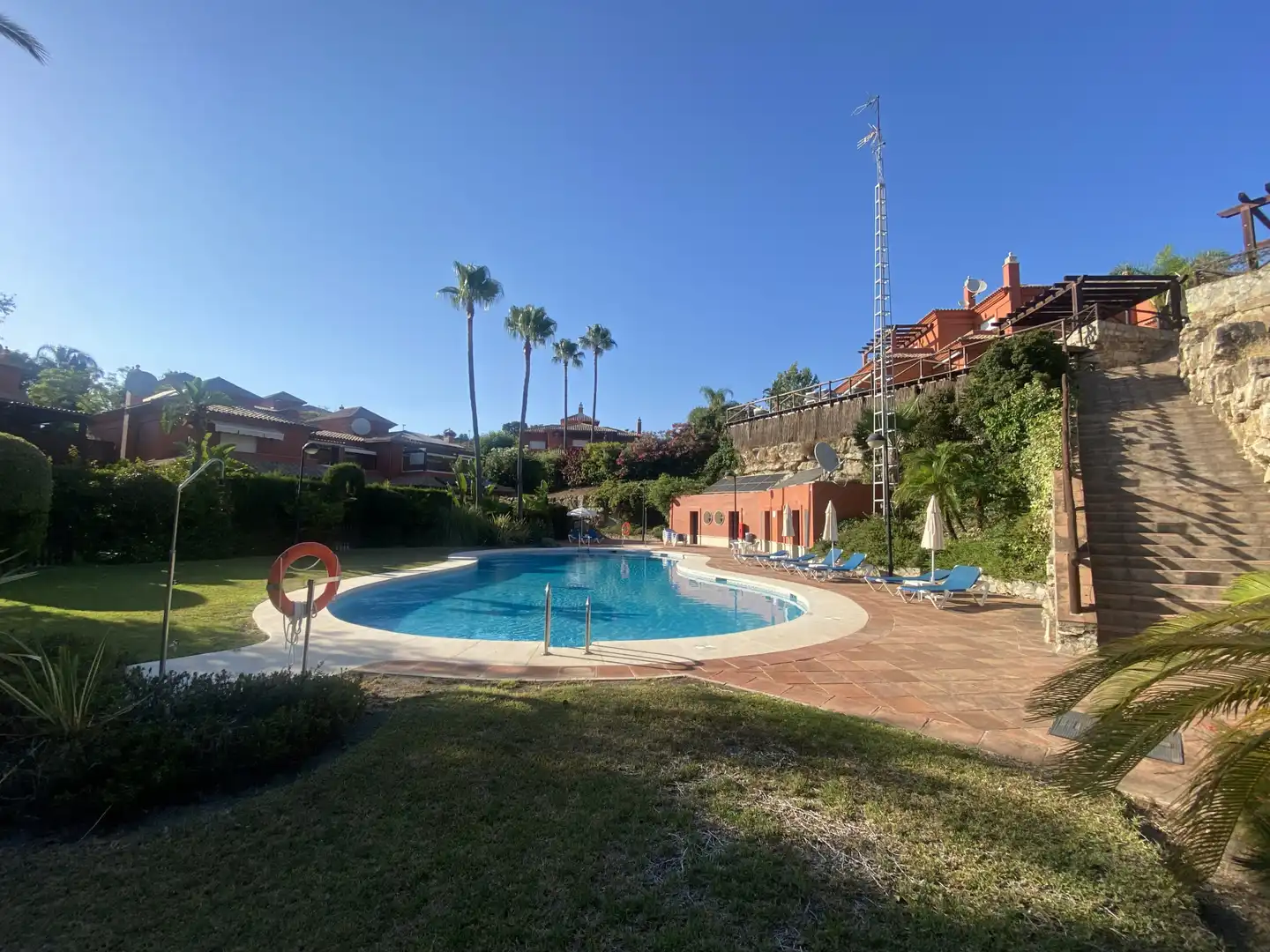 Garden of Detached homes for rent in Marbella  with Air Conditioner, Terrace and Swimming Pool