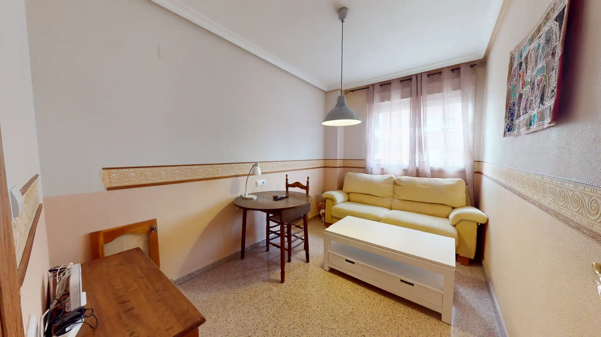 Sala de estar de Piso en venta en Elda con Terraza