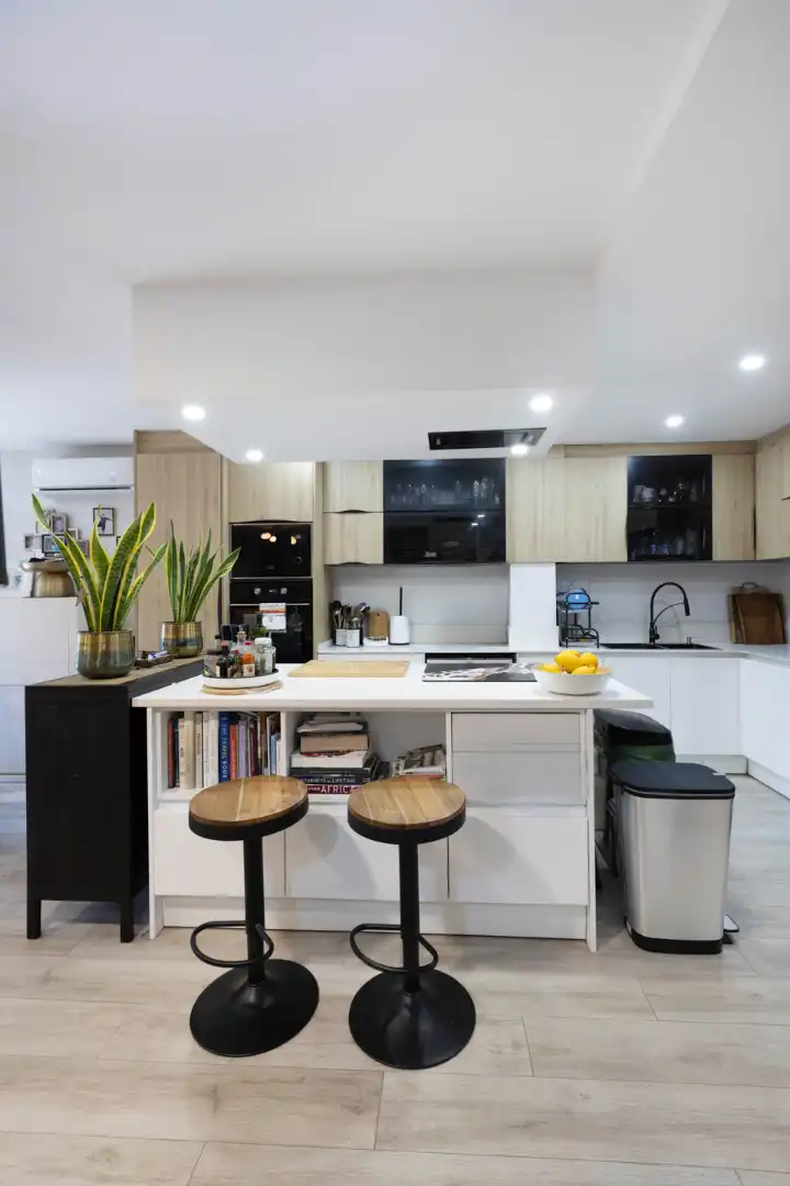 Cocina de Casa adosada en venta en L'Eliana con Aire acondicionado y Jardín privado