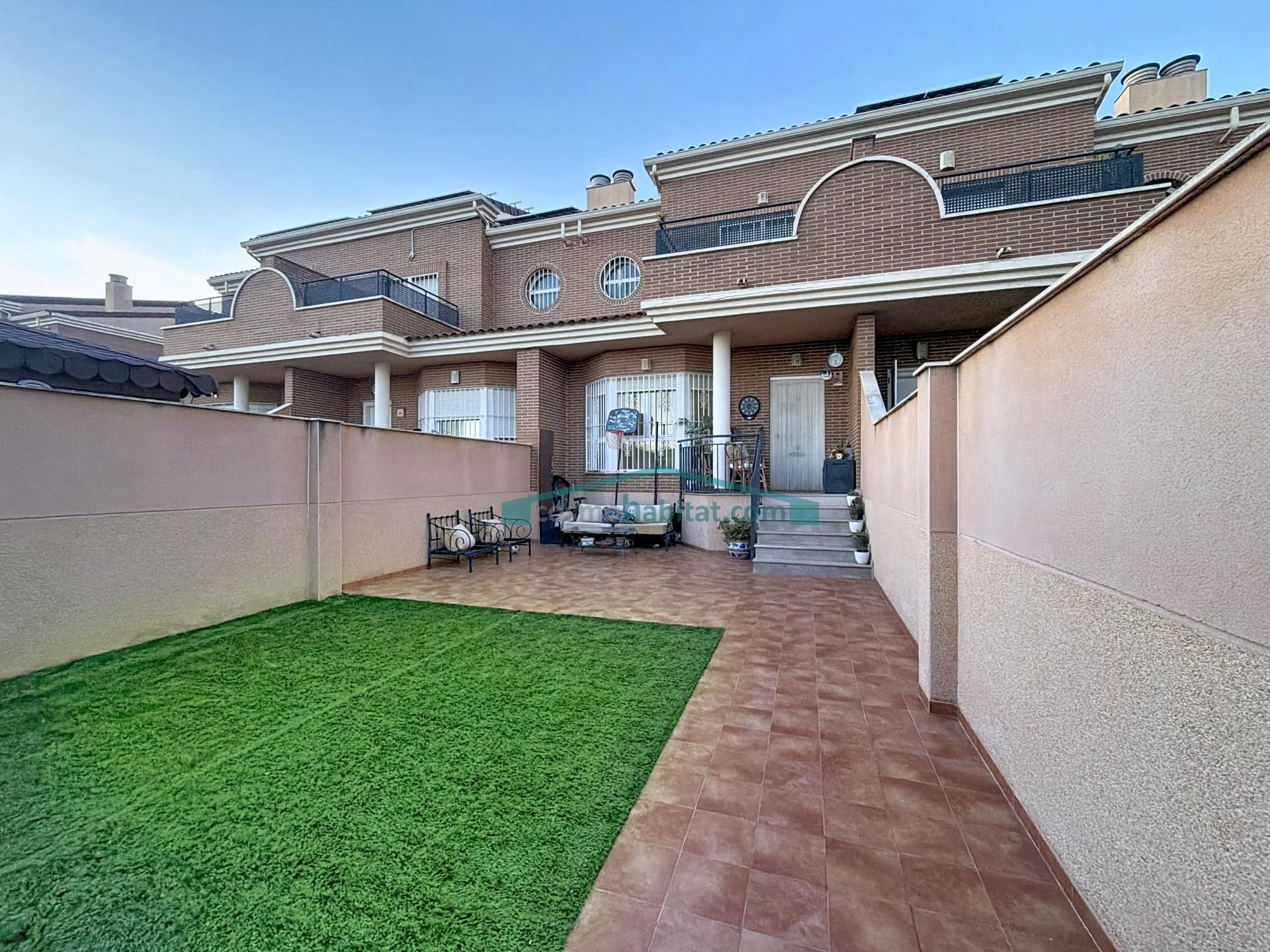 Terraza de Casa adosada en venta en Paterna con Aire acondicionado, Jardín privado y Terraza