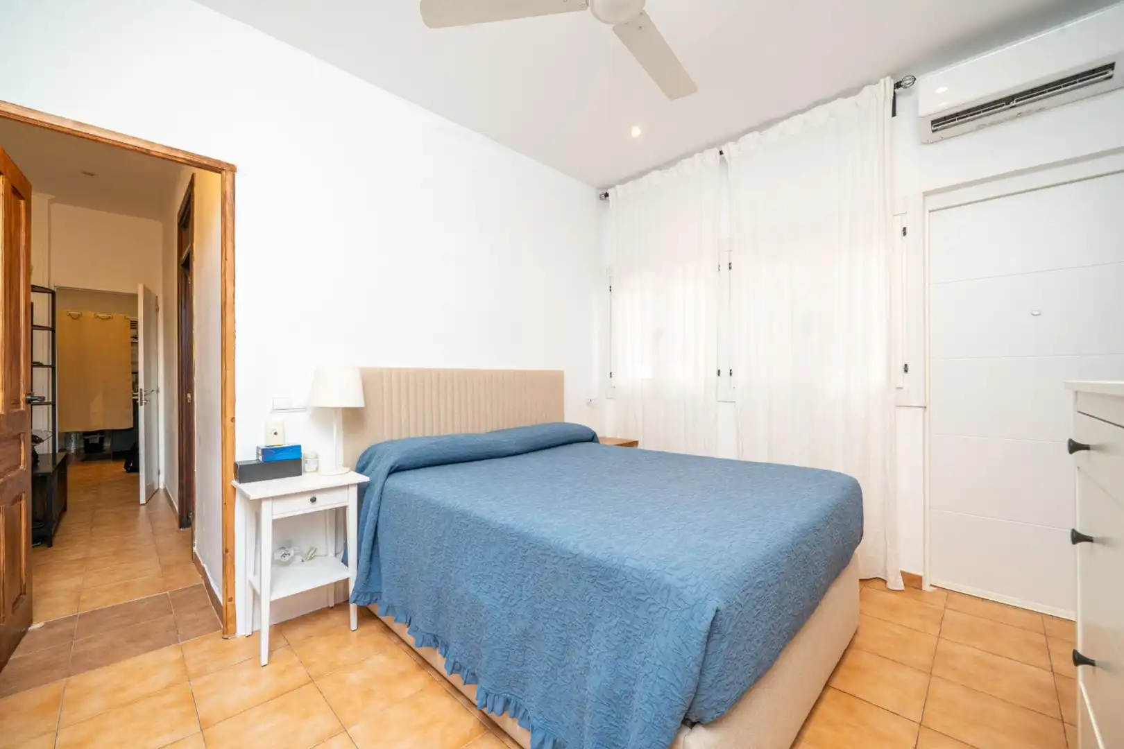 Bedroom of Flat for sale in  Palma de Mallorca  with Air Conditioner, Storage room and Balcony