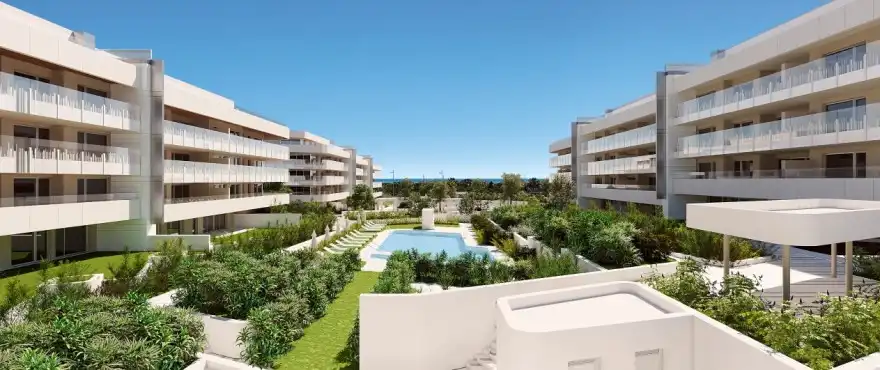 Vista exterior de Apartament de lloguer en Marbella amb Aire condicionat, Terrassa i Piscina