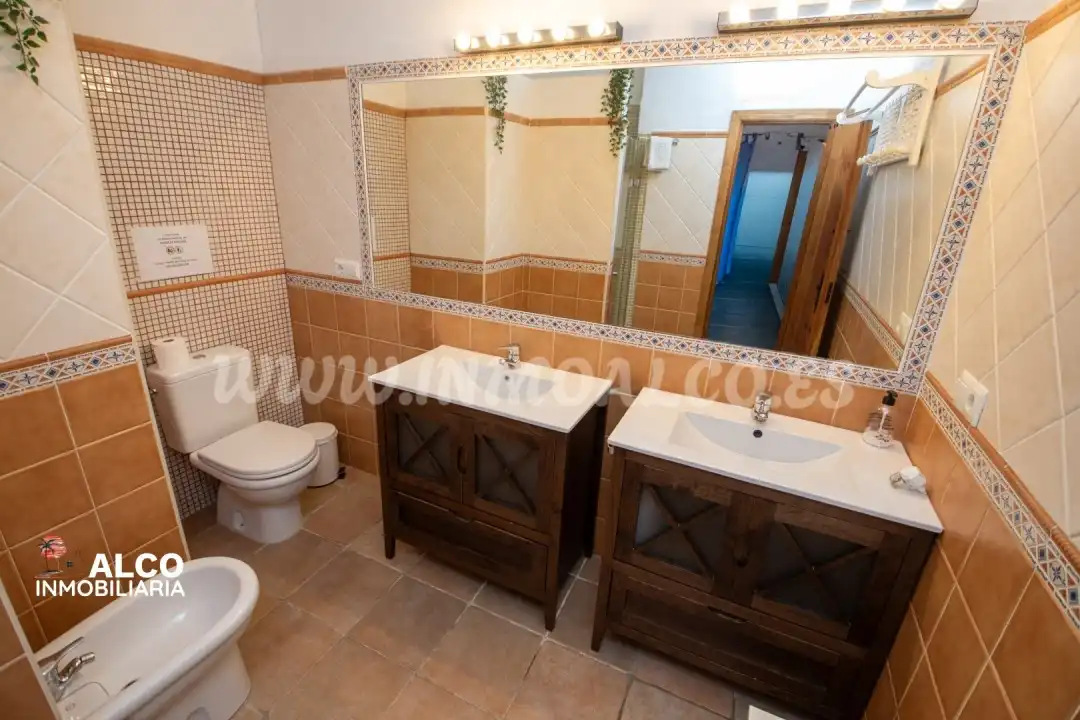 Bathroom of Houses for sale in Torrox  with Air Conditioner, Terrace and Swimming Pool