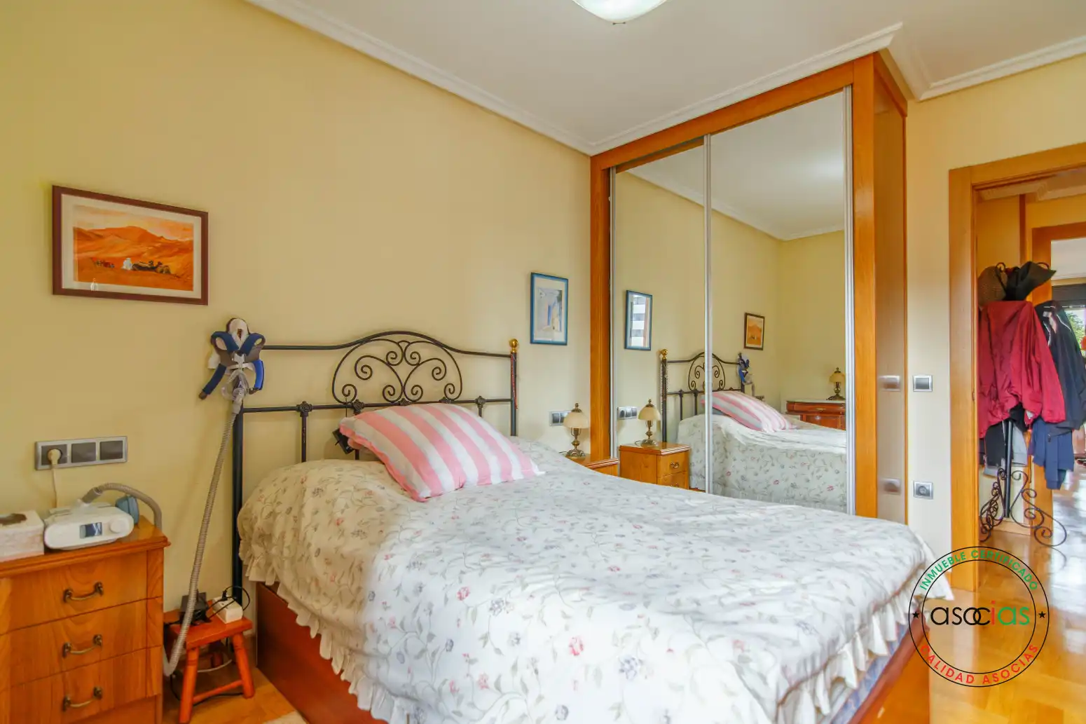 Bedroom of Flat for sale in Siero  with Heating, Terrace and Storage room
